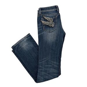 Miss Me Bootcut Angel Wing Jeans